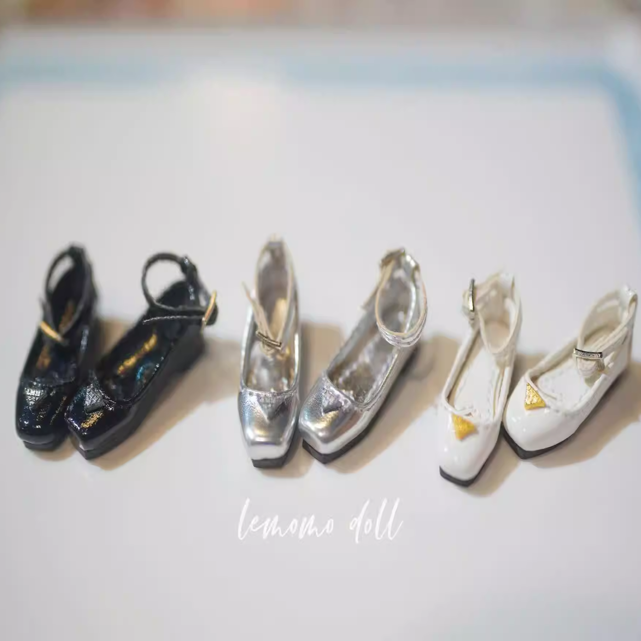 blythe doll shoes, sizes: ob22/24, landoudou, Blythe, azone, small square shoes, leather material, handmade product from China @lemomo doll