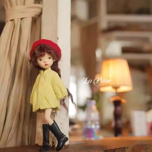 Blythe doll clothing, sizes: ob22/24, Azone, Landoudou.   Doll's down jacket with duck feather lining, realistic human-style design, casual and fashionable winter coat.