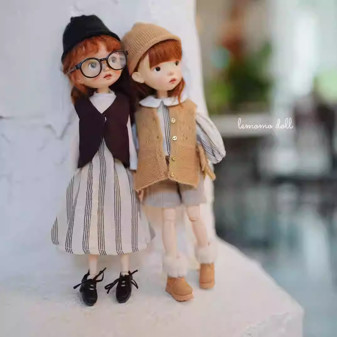 Blythe doll clothing, sizes: ob22/24, Azone, Landoudou.【Literary Preppy Set】3 Points